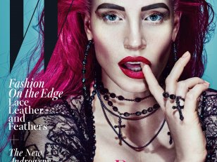 Jessica Chastain métamorphosée en une de W Magazine !