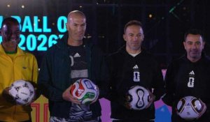 Football: Zidane dévoile "Trionda", ballon officiel du Mondial 2026