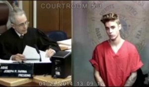 La comparution de Justin Bieber devant le tribunal suite à son arrestation