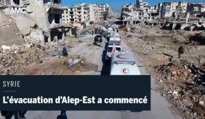 L'évacuation des civils et des combattants a commencé dans l'Est d'Alep