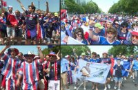 Euro-2020: les supporters français à Budapest prêts pour France-Hongrie