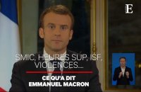 "Gilets jaunes" : la réponse d'Emmanuel Macron