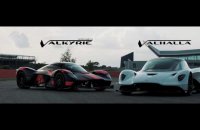 Les Aston Martin Valkyrie et Valhalla en action