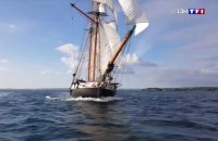 La goélette La Recouvrance propose des promenades en mer à Brest