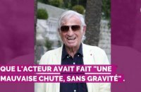 Après une "mauvaise chute", Jean-Paul Belmondo annule une invitation et "se repose"