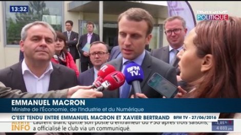 Echange Surrealiste Entre Emmanuel Macron Et Xavier Bertrand Au Sujet Des Migrants A Calais