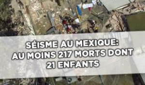 Séisme au Mexique: Au moins 217 morts dont 21 enfants