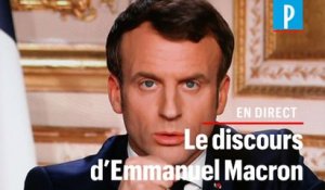 Le discours d'Emmanuel Macron