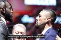 Boxe - Wilder : "Je vais mettre Joshua KO"