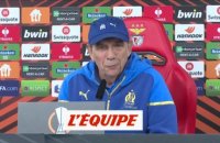 Gasset : «Merlin ? C'est la cheville» - Foot - C3 - OM