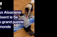 42.000 pièces assemblées en 195h: deux Alsaciens réalisent le 5e plus grand puzzle au monde