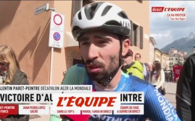 Valentin Paret-Peintre : «Une journée réussie» - Cyclisme - Tour des Alpes