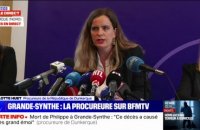 Mort de Philippe à Grande-Synthe: "La qualification initiale [de l'enquête] est celle de tentative de meurtre en bande organisée, qui a été modifiée en meurtre en bande organisée", indique la procureure de Dunkerque