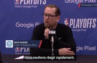 Sixers - Nurse se plaint de l'arbitrage après la défaite contre les Knicks