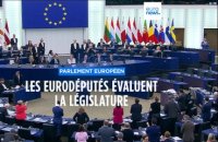 Les eurodéputés évoquent les hauts et les bas de la mandature alors que le rideau tombe sur le Parlement européen