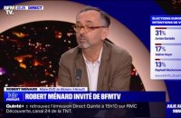 Élections européennes: "Je me félicite que le Rassemblement national ait abandonné un certain nombre de postures qu'ils avaient", affirme Robert Ménard (maire DVD de Béziers)