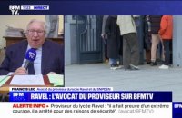 "L'Éducation nationale, le rectorat et les services de police ont été attentifs", souligne l'avocat du proviseur du lycée Maurice Ravel