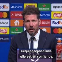 Atlético - Simeone : "Ce sera une belle soirée européenne"