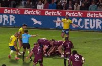 TOP 14 - Essai de Madosh TAMBWE (UBB) - Union Bordeaux Bègles - ASM Clermont