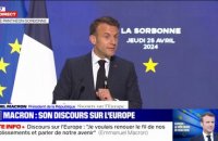 Emmanuel Macron sur l'Europe: "Nous ne sommes pas allés assez loin"