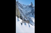 Ski en pente raide et changement climatique : le témoignage d'Aurélien Lardy