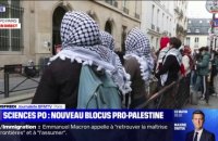 Sciences Po Paris: un nouveau blocus en cours devant l'école pour réclamer un cessez-le-feu à Gaza