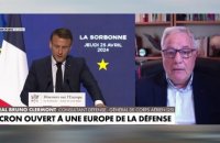 Général Bruno Clermont analyse le discours d’Emmanuel Macron sur l’Europe et sa défense