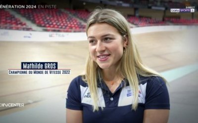 Génération 2024 : À la découverte du cyclisme sur piste avec Mathilde Gros