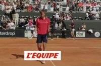 Rinderknech au bout de l'effort contre Evans - Tennis - Open Parc de Lyon
