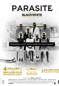 Affiche de Parasite - Version noir et blanc