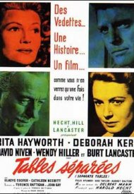 Affiche de Tables séparées
