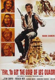 Affiche de Cinq pour l'or de los Quadros