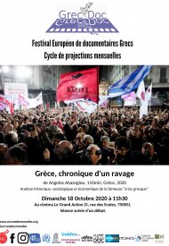 Affiche de Grèce, chronique d'un ravage