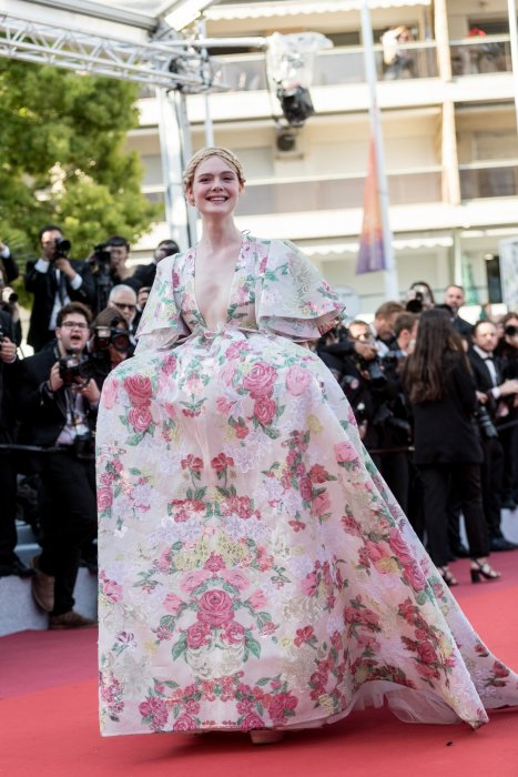 Elle Fanning est tout sourire Elle Fanning est tout sourire