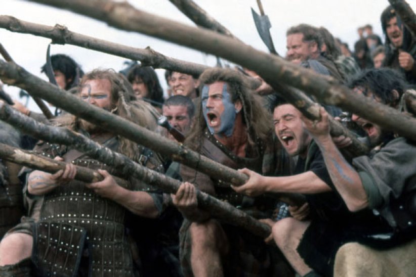 Une voiture dans "Braveheart" Une voiture dans "Braveheart"