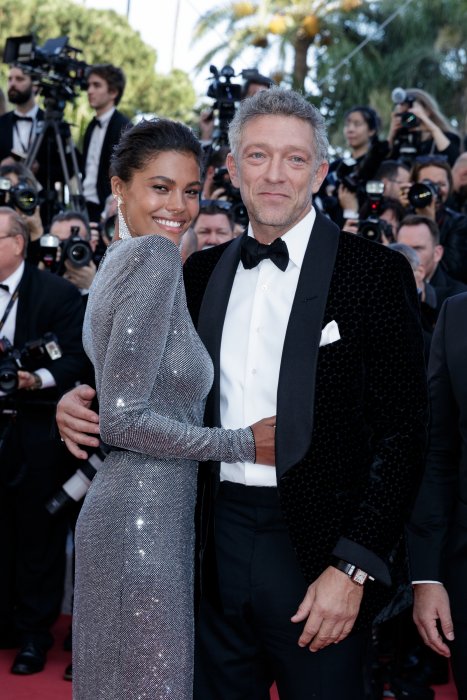 Vincent Cassel et sa fiancée Tina Kunakey, duo amoureux Vincent Cassel et sa fiancée Tina Kunakey, duo amoureux