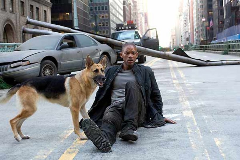 Robert Neville et Sam dans "Je suis une légende" (2007) Robert Neville et Sam dans "Je suis une légende" (2007)