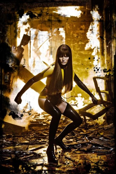 Malin Akerman dans "Watchmen : Les Gardiens" Malin Akerman dans "Watchmen : Les Gardiens"