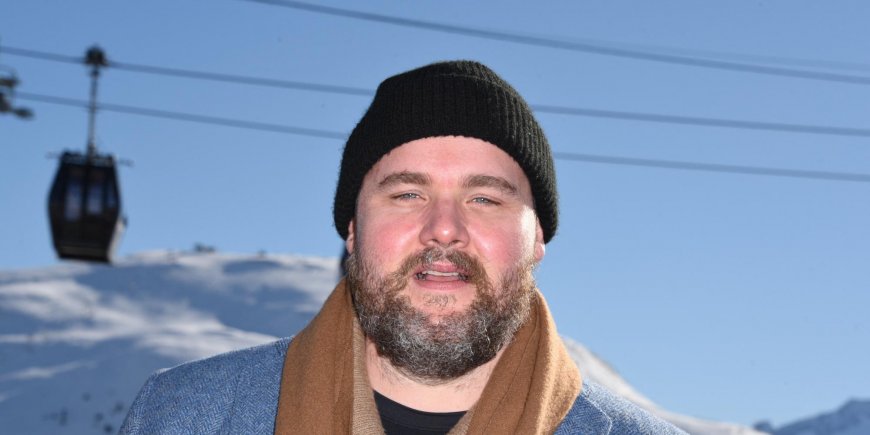 Antoine Bertrand lors de la 25e édition du Festival international du film de comédie d'Alpe d'Huez, le 22 janvier 2022.