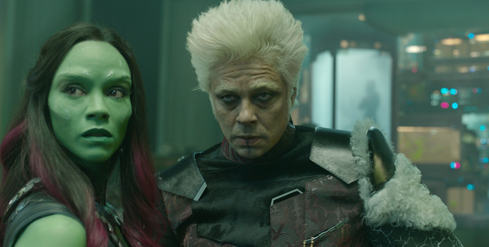 Benicio Del Toro et Zoe Saldana dans 