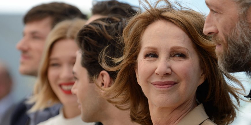 Nathalie Baye, Xavier Dolan, Léa Seydoux, Vincent Cassel et Gaspard Ulliel à la montée des marches de