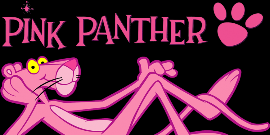 La Panthère Rose, dessinée par Fritz Feleng pour le film du même nom de Blake Edwards.