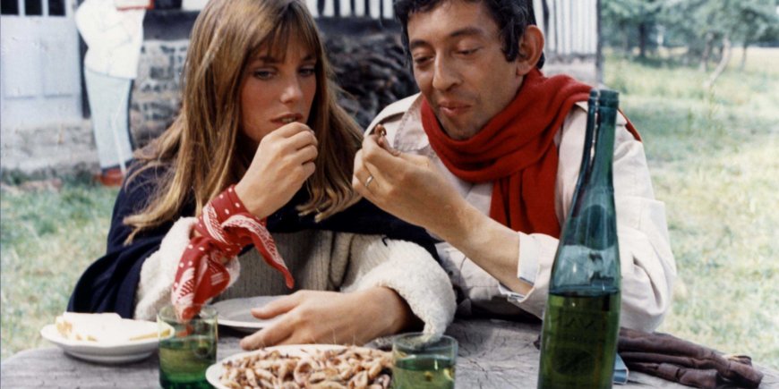 Jane Birkin et Serge Gainsbourg dans