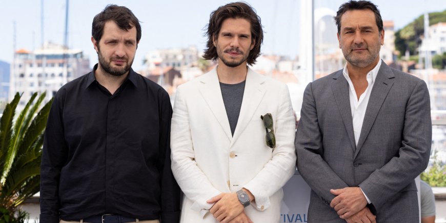 Karim Leklou, François Civil, Gilles Lellouche au photocall du film