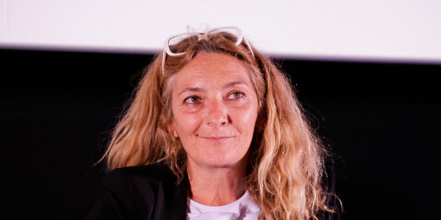 Corinne Masiero lors du 5e Festival International du Film de Saint-Jean-de-Luz, le 6 octobre 2018.