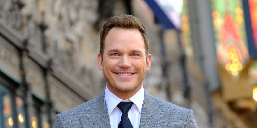 Chris Pratt lors de la récéption de son étoile sur le Walk of Fame à Hollywood, le 21 avril 2017.