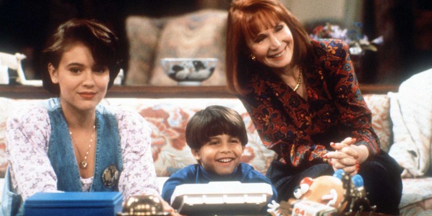 Alyssa Milano, Danny Pintauro et Katherine Helmond dans