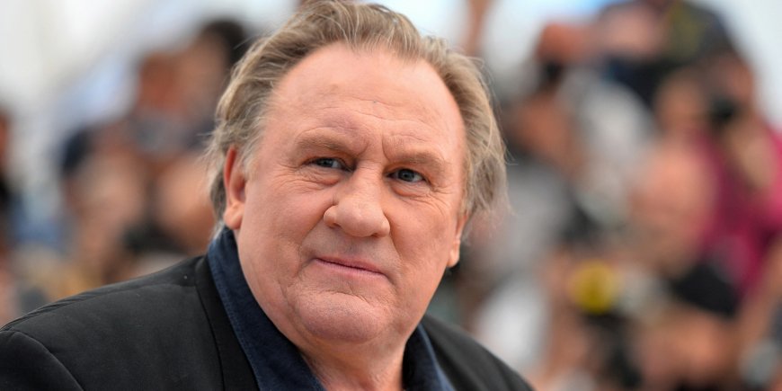 Gérard Depardieu lors de la 68e édition du Festival de Cannes, le 22 mai 2015.