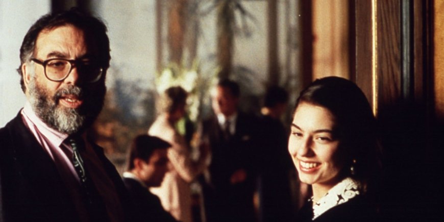 Archive de Francis Ford Coppola et sa fille Sofia Coppola sur le tournage du
