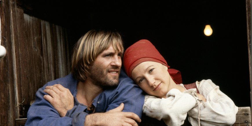 Gérard Depardieu et Nathalie Baye sur le tournage du film